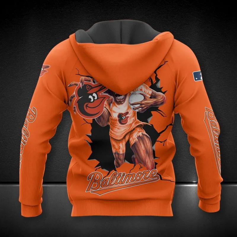 Alternative view of MLB Baltimore Orioles MLB All Over Print Hoodie
