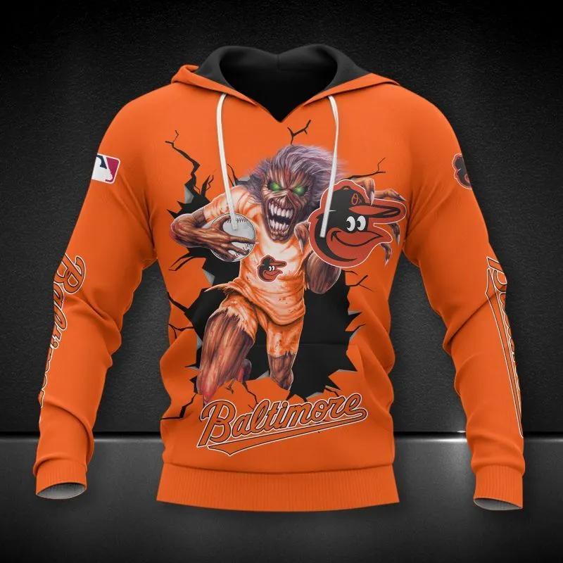 MLB Baltimore Orioles MLB All Over Print Hoodie