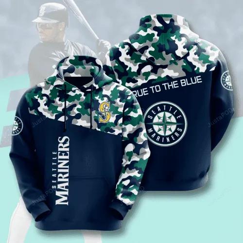 MLB Seattle Mariners 3D MLB All Over Print Hoodie