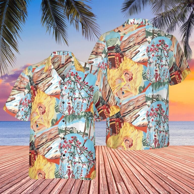Ace Ventura Hawaiian Shirt Beach City Jim Carrey  Ace Ventura Pet Detective 1994 Aloha Shirt