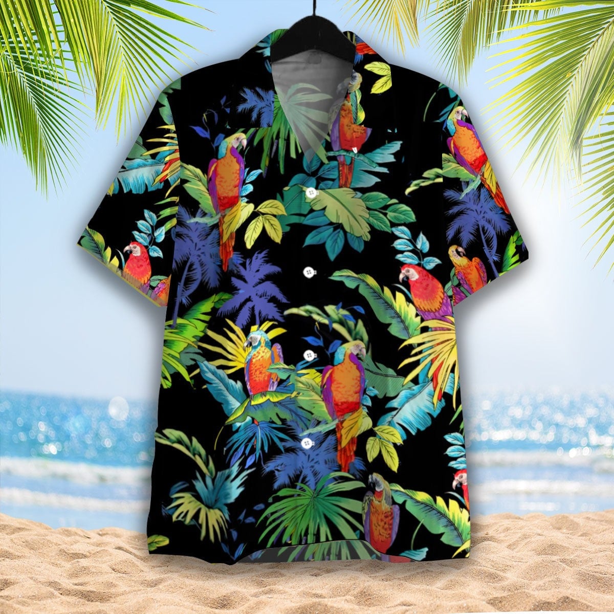 Ace Ventura Hawaiian Shirt Parrot Jim Carrey Ace Ventura Pet Detective Tropical Aloha Shirt