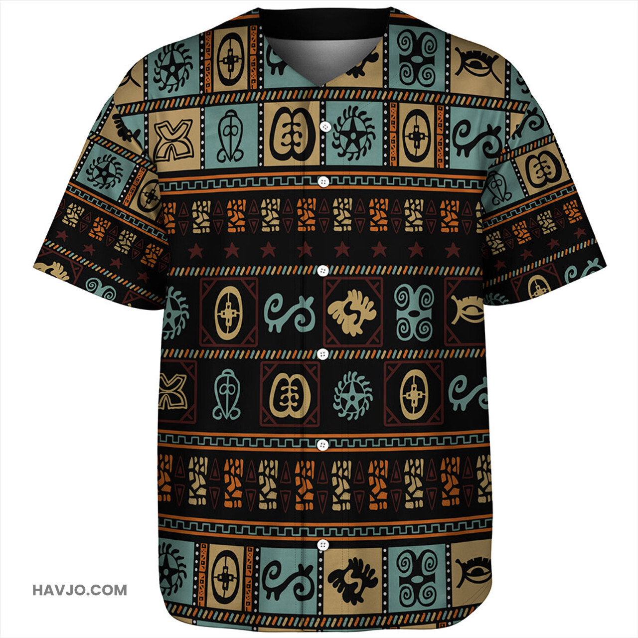Adinkra Vintage Adinkra Symbols Baseball Jersey