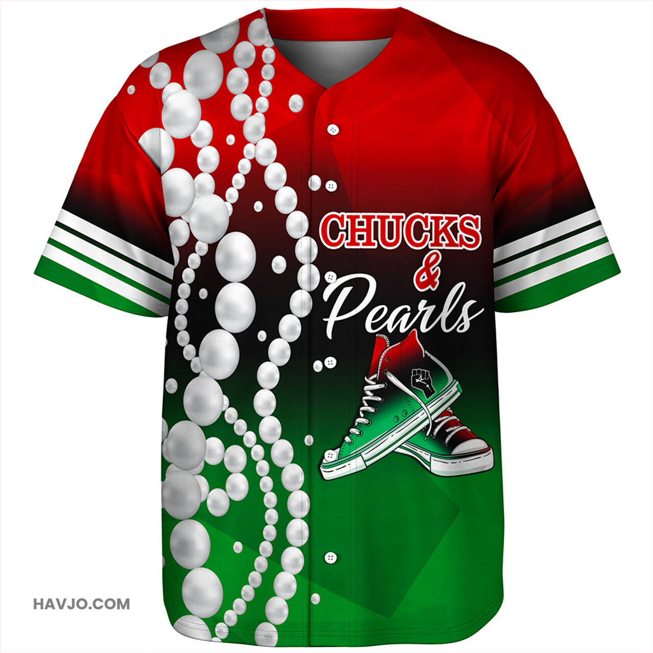 Africa Pan Africa Chuck And Pearl Baseball Jersey