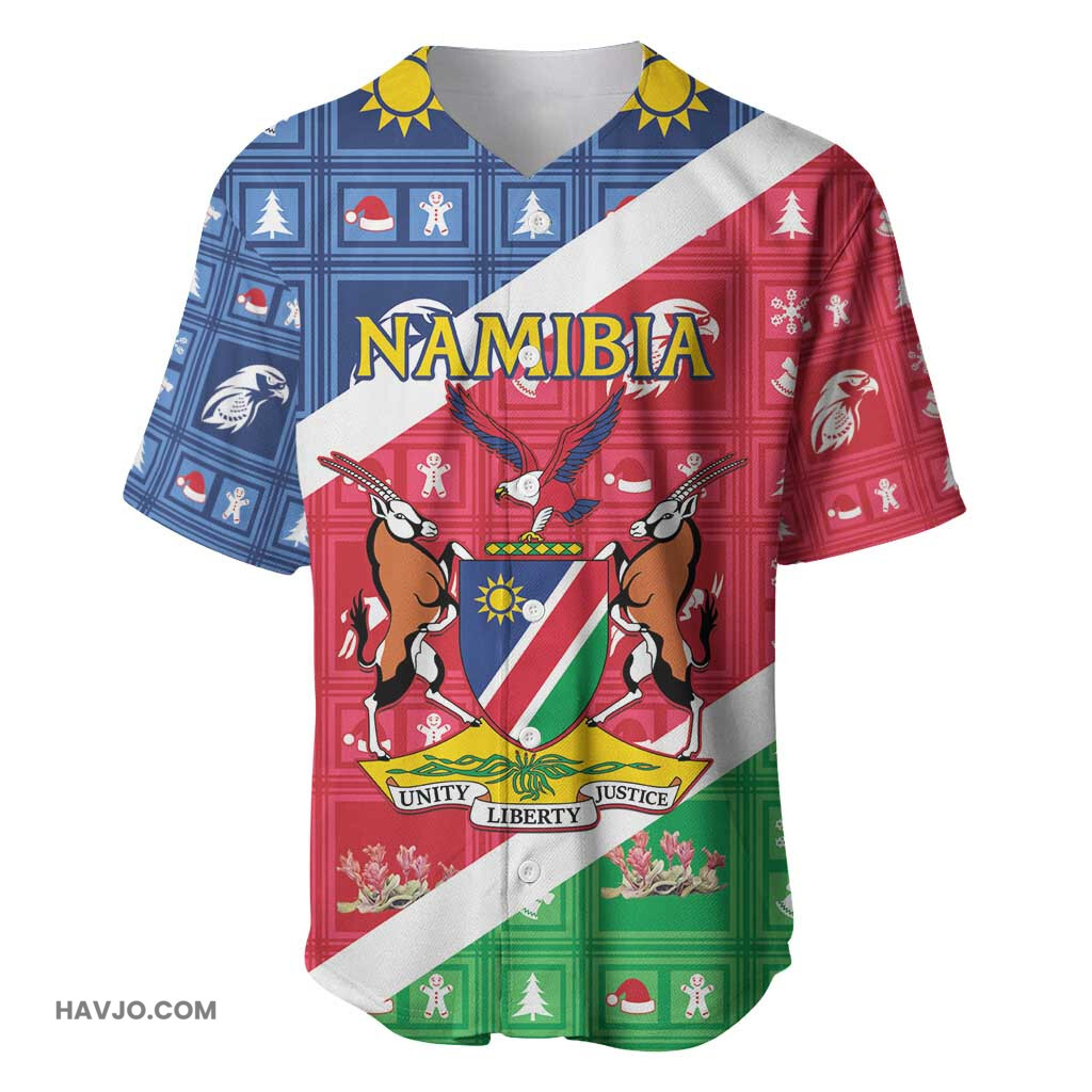Afro Namibia Coat Of Arms Christmas Style Baseball Jersey