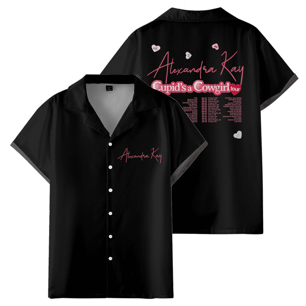 Alexandra Kay Cupid's A Cowgirl Tour Hawaiian Shirt Alexandra Kay Tour Merch Gifts For Her
