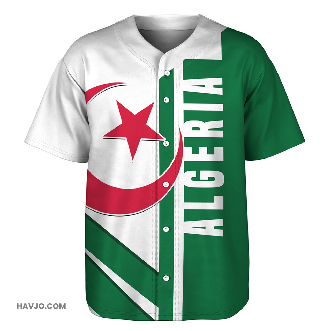 Algeria Casual Style Baseball Jersey