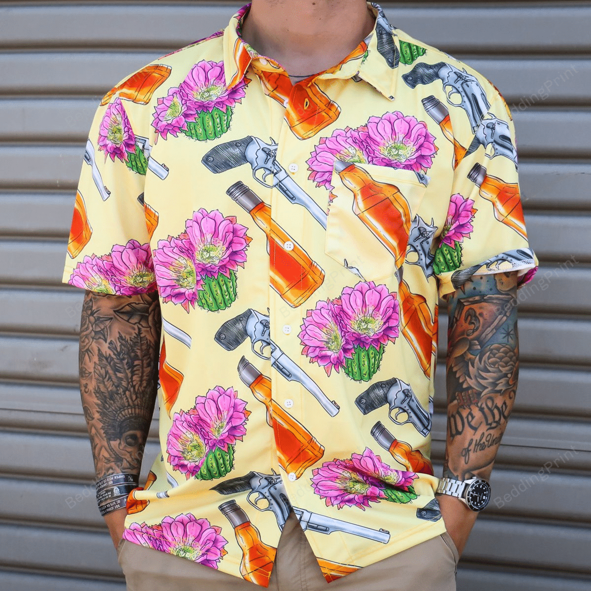 Aloha Cartel Hawaiian Shirt Tropical Aloha Button Up
