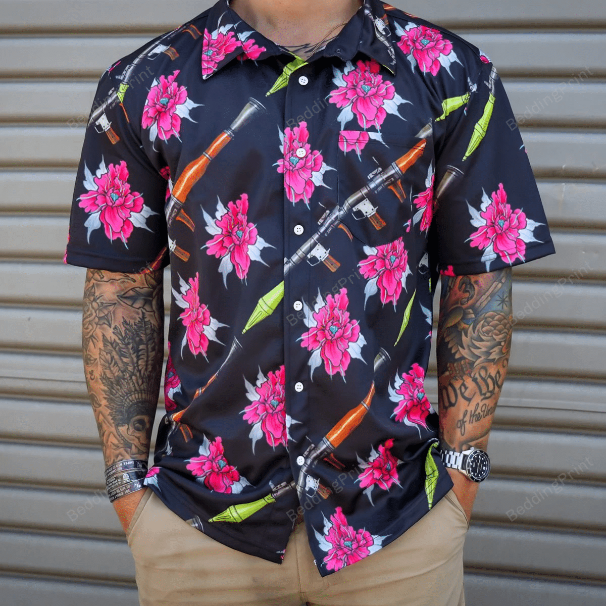 Aloha Rpg Hawaiian Shirt Tropical Aloha Button Up