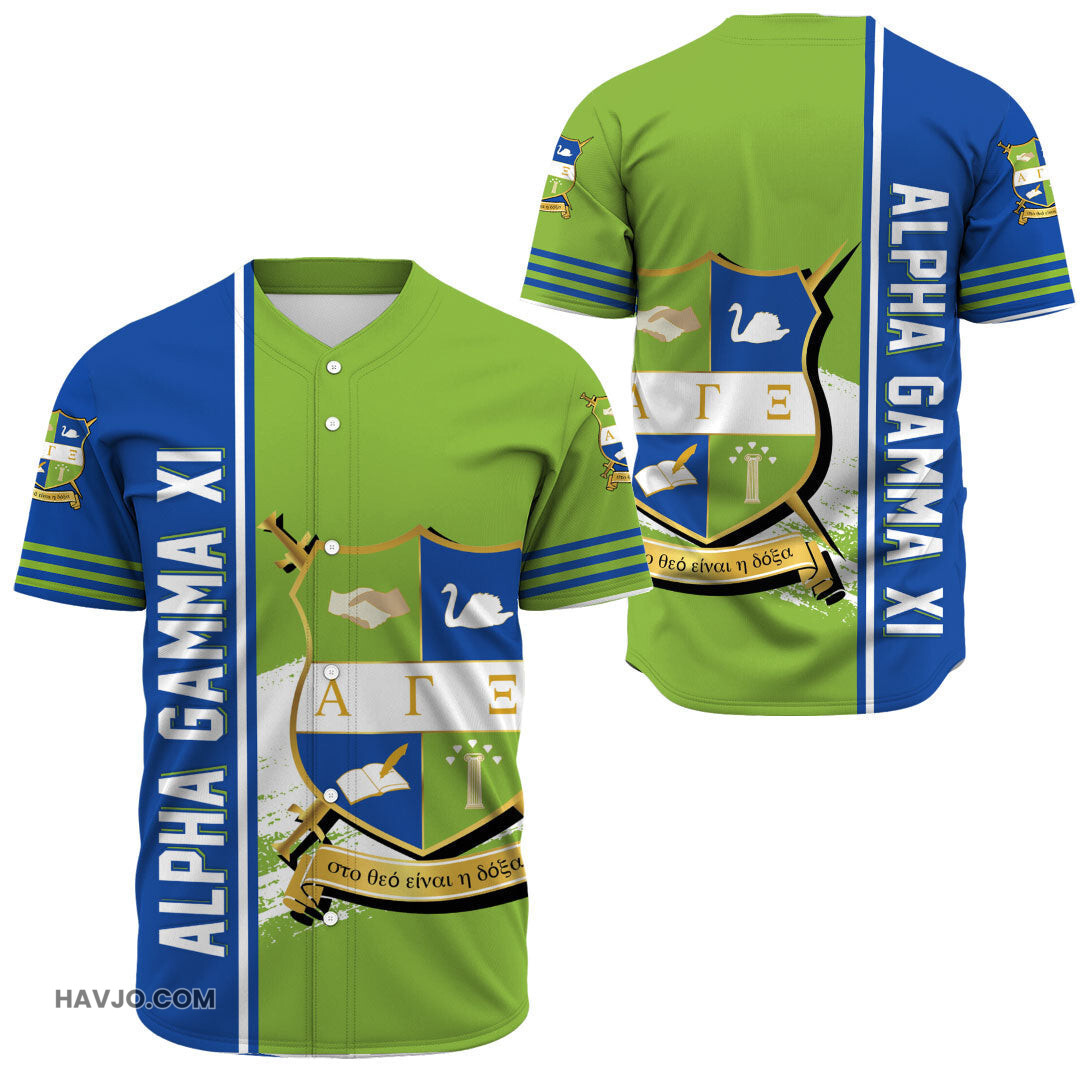 Alpha Gamma Xis Baseball Jersey
