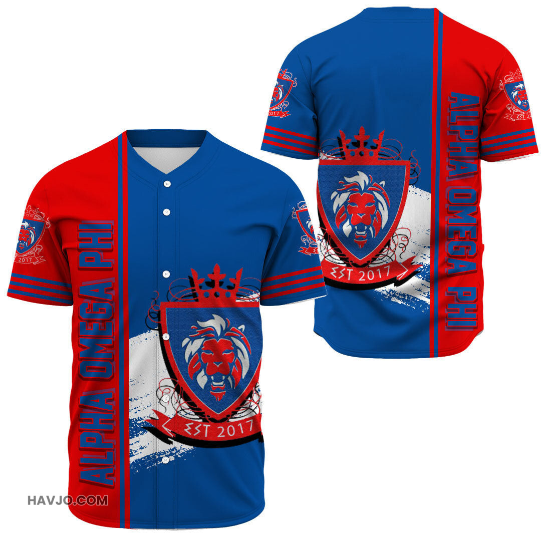 Alpha Omega Phi Alpha Omega Phi Baseball Jersey