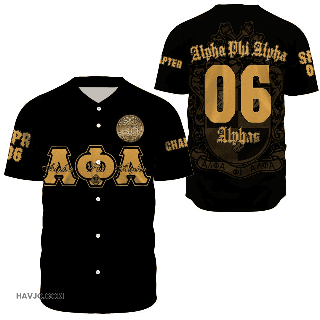 Alpha Phi Alpha Beta Phi Lambda Baseball Jersey