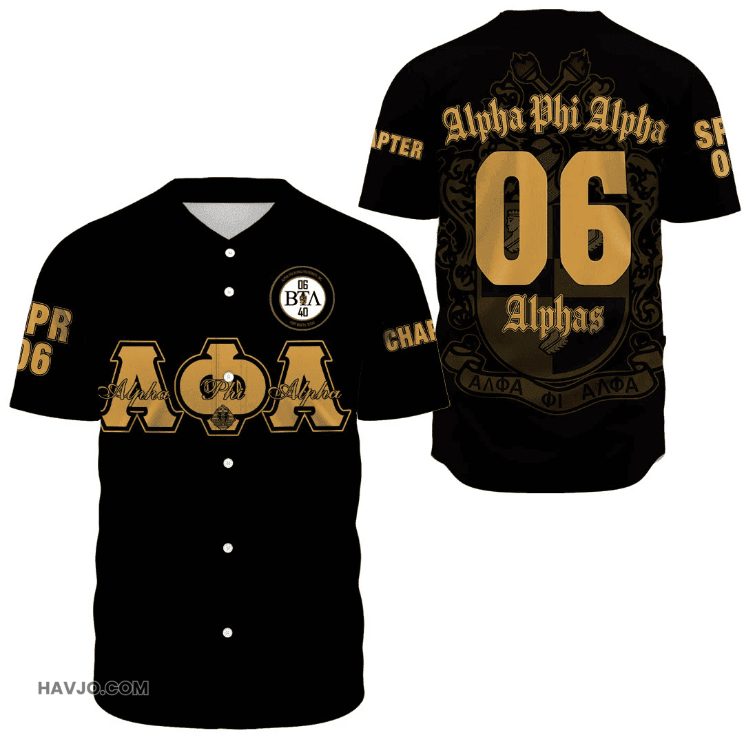 Alpha Phi Alpha Beta Tau Lambda Baseball Jersey