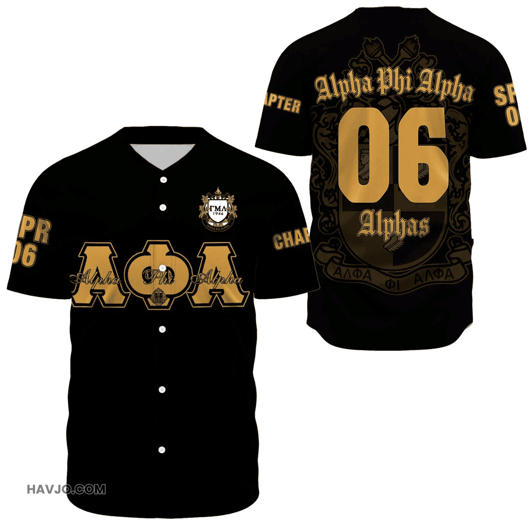 Alpha Phi Alpha Gamma Phi Lambda (Oakland/Berkeley) Baseball Jersey