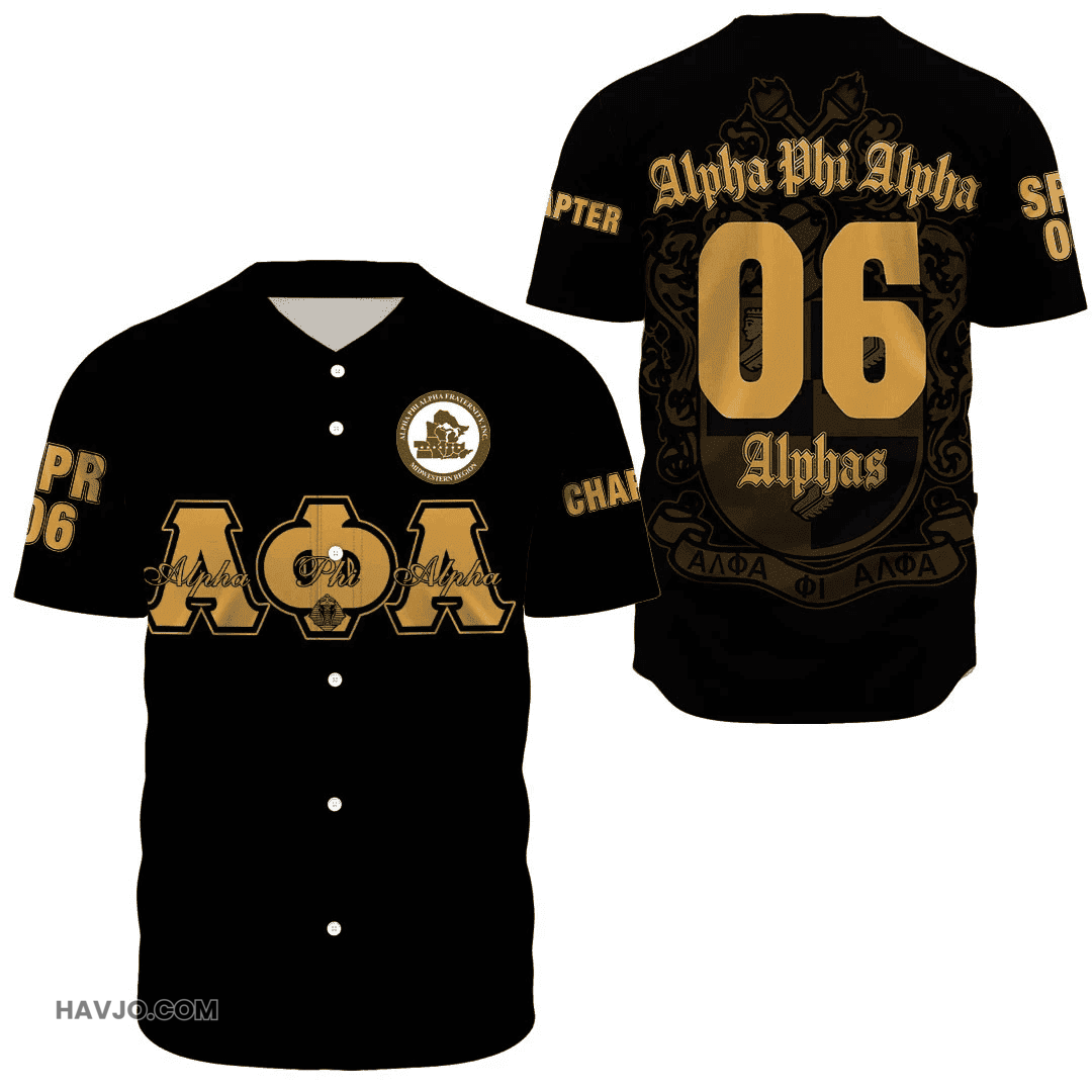 Alpha Phi Alpha Midwestern Region Baseball Jersey