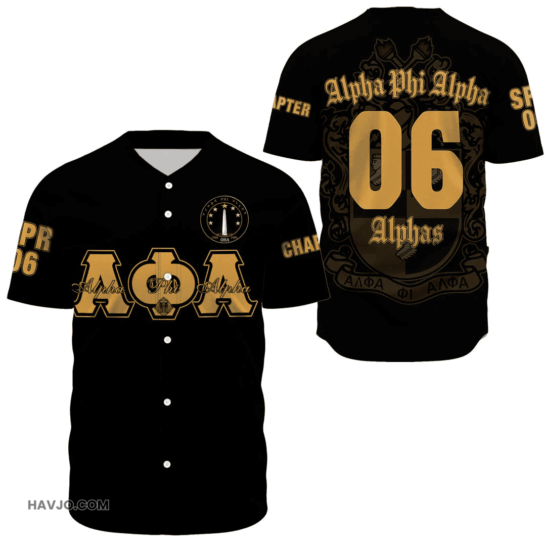 Alpha Phi Alpha Omicron Eta Lambda Baseball Jersey