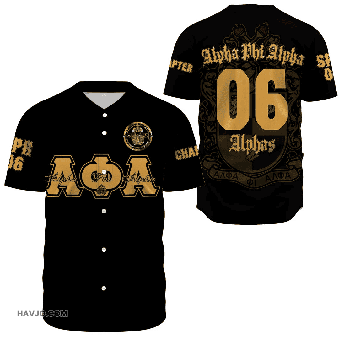 Alpha Phi Alpha Xi Epsilon Alphas Baseball Jersey