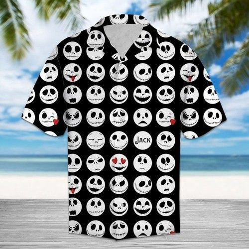 Amazing Jack Skellington Hawaiian Shirt Tropical Aloha Button Up