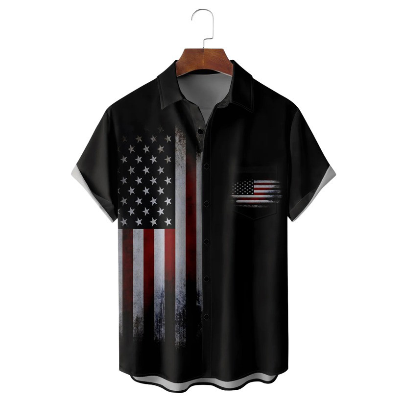 American Flag Pride Hawaiian Shirt Independence Day Clothing Patriotic Gifts Idea