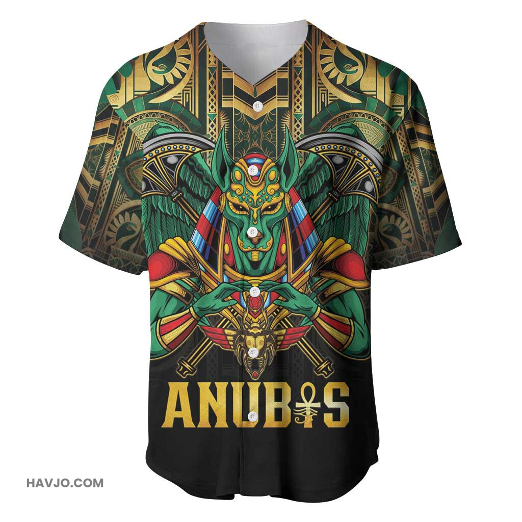 Ancient Egypt Anubis Egyptian Baseball Jersey