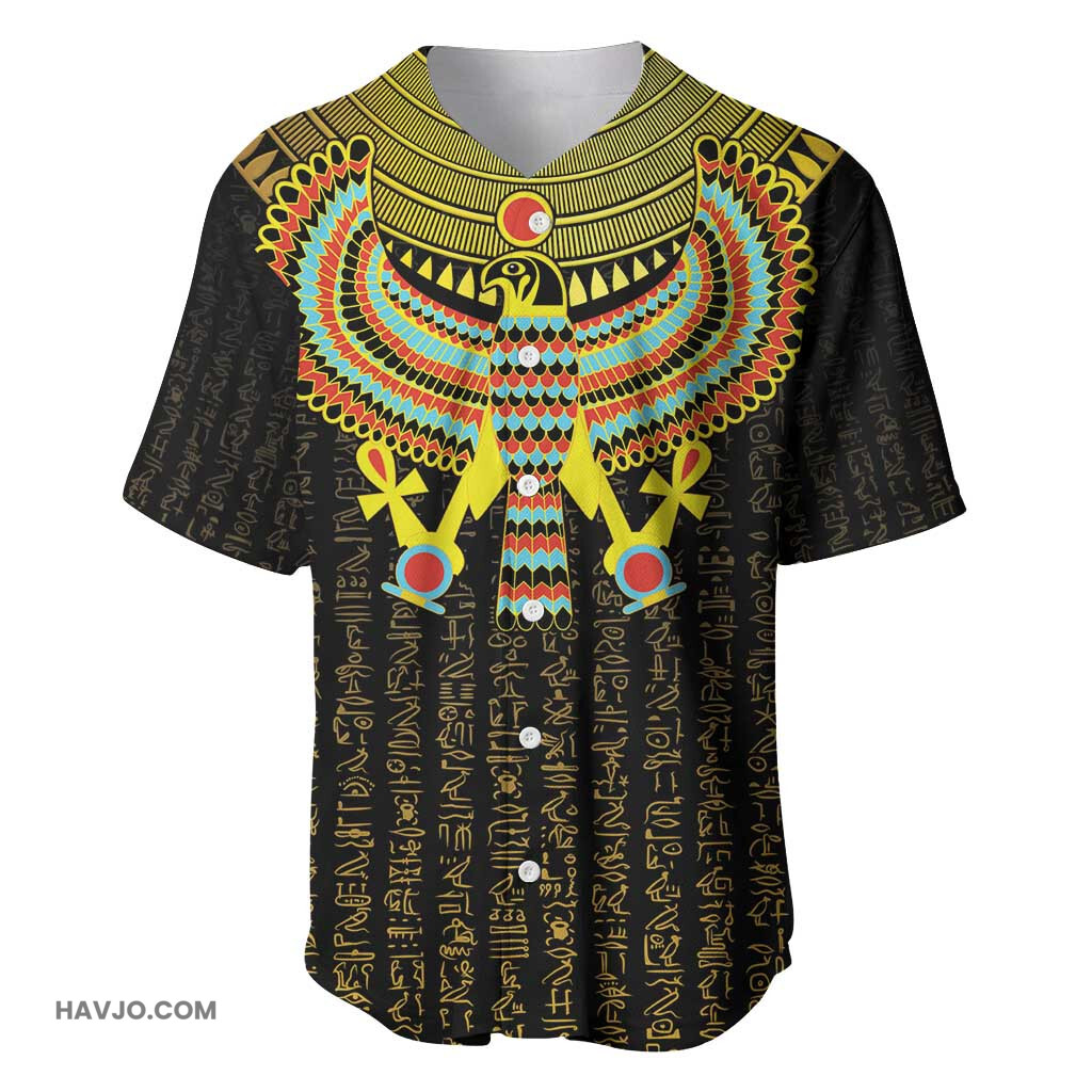 Ancient Egyptian Symbol of Horus The Falcon God Baseball Jersey