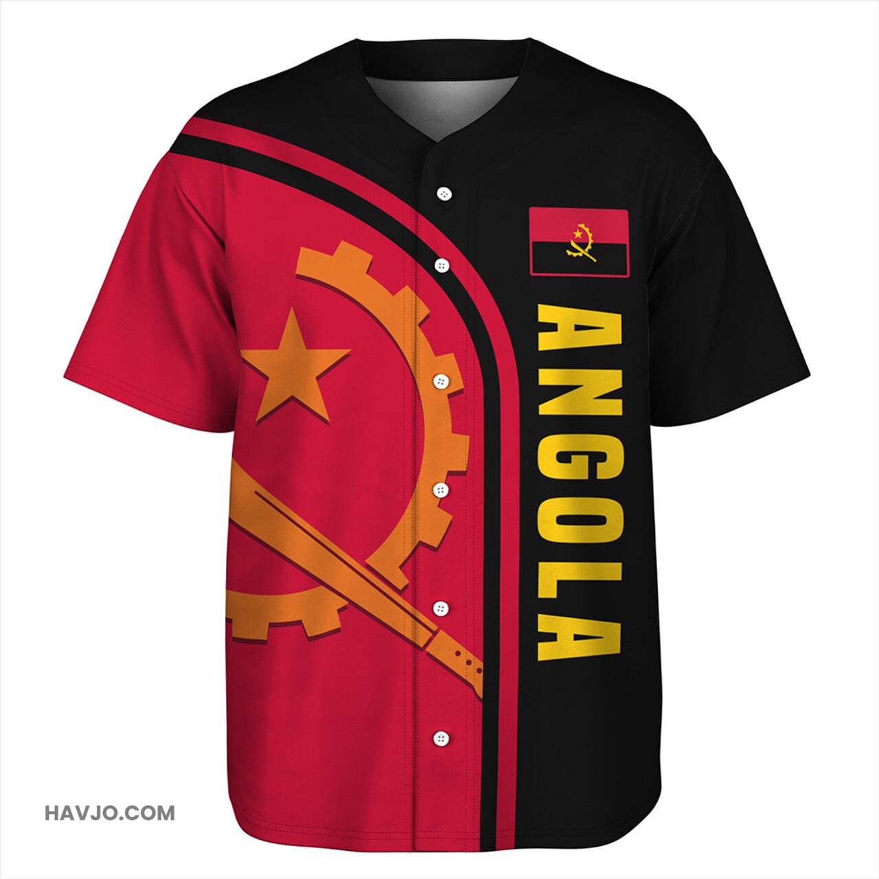 Angola Custom In My Heart Baseball Jersey