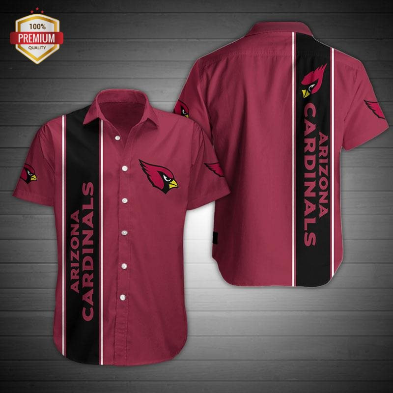 Arizona Cardinals Football Up Hawaiian Shirt Tropical Aloha Button Up
