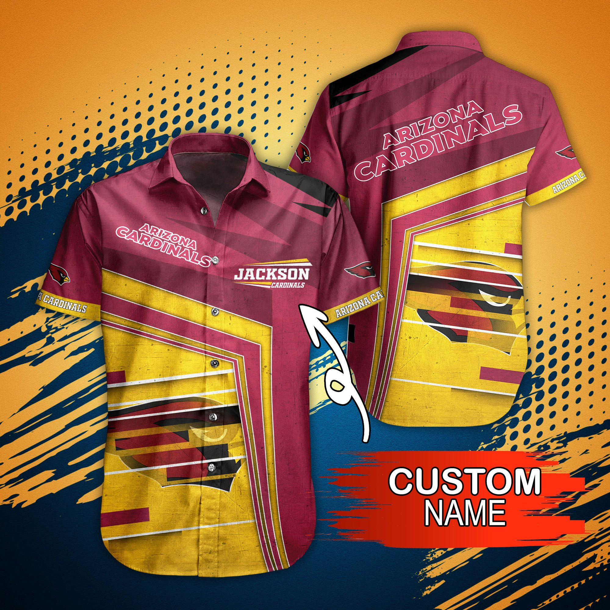 Arizona Cardinals For This Summer Hawaiian Shirt Tropical Aloha Button Up