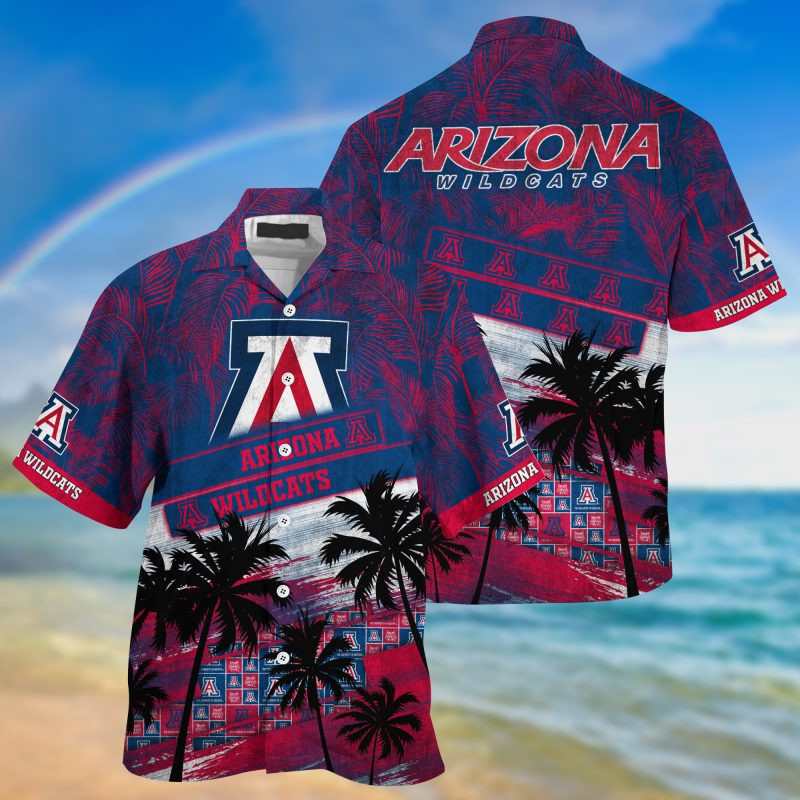 Arizona Wildcats Ncaa Trending Summer Hawaiian Shirt Tropical Aloha Button Up