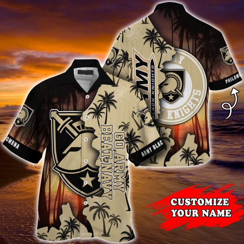 Army Black Knights Ncaa Personalized Summer Hawaiian Shirt Tropical Aloha Button Up