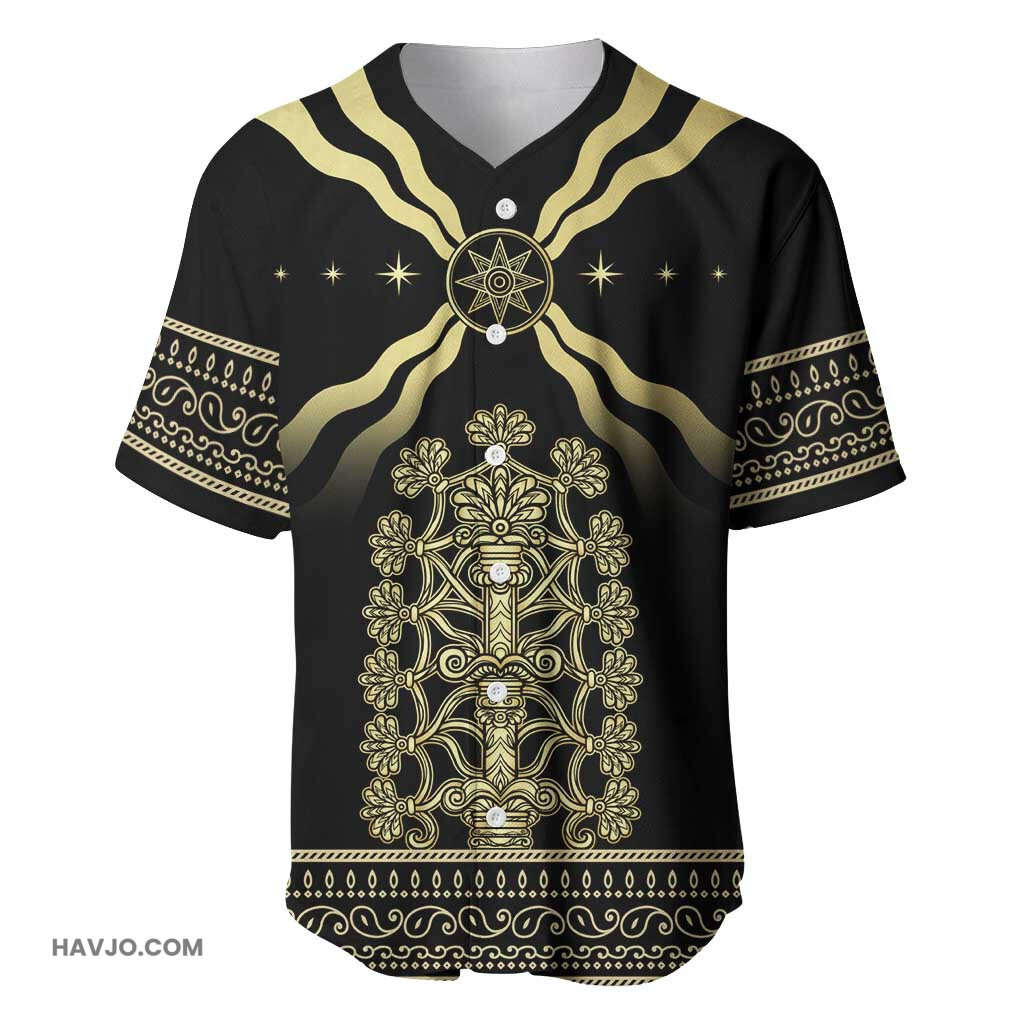 Assyria Empire Assyrian Mythological Spirit Baseball Jersey