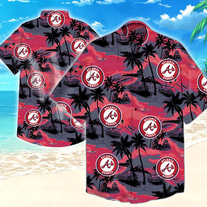 Atlanta Braves Mlb Hawaiian Shirt Tropical Aloha Button Up