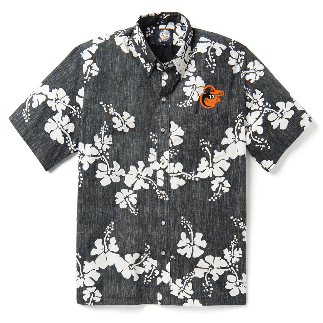 Baltimore Orioles 50th State Hawaiian Shirt Tropical Aloha Button Up
