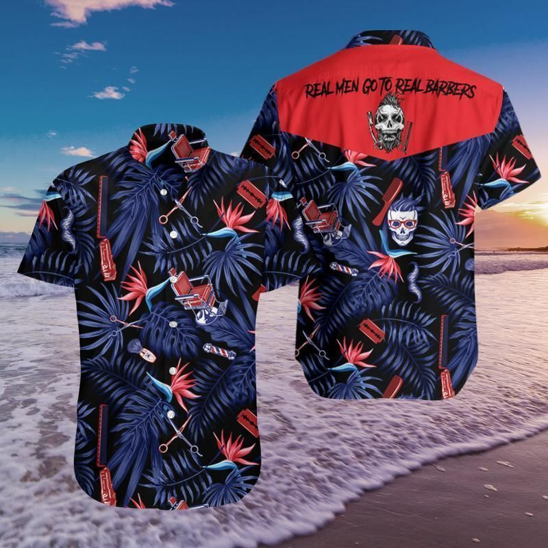 Barber Game Hawaiian Shirt Tropical Aloha Button Up