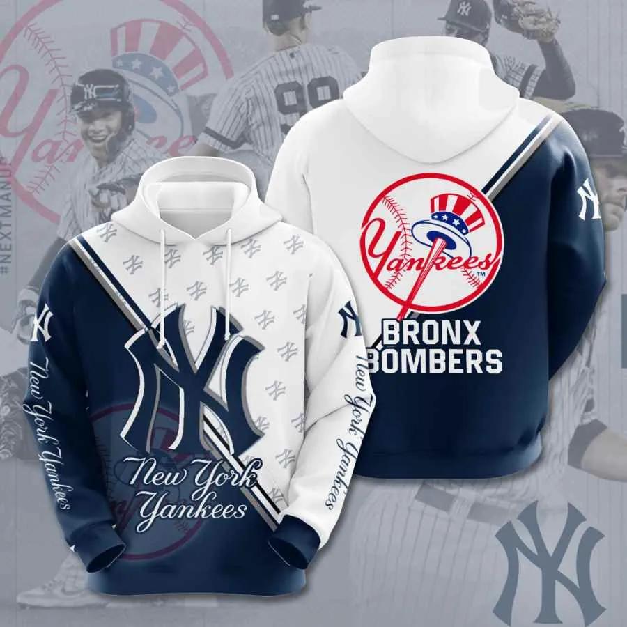 Baseball MLB New York Yankees Pullover 3D MLB All Over Print Hoodie