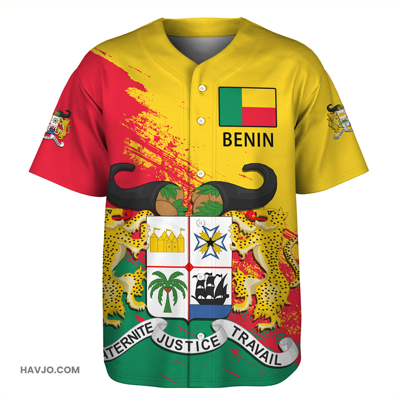 Benin Special Style Baseball Jersey
