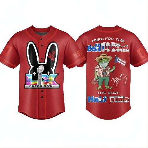 Benito Bowl HalfTime Baseball Jersey, Puerto Rico Jersey