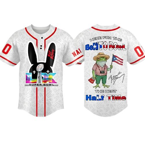 Benito Bowl HalfTime Baseball Jersey, Puerto Rico Jersey