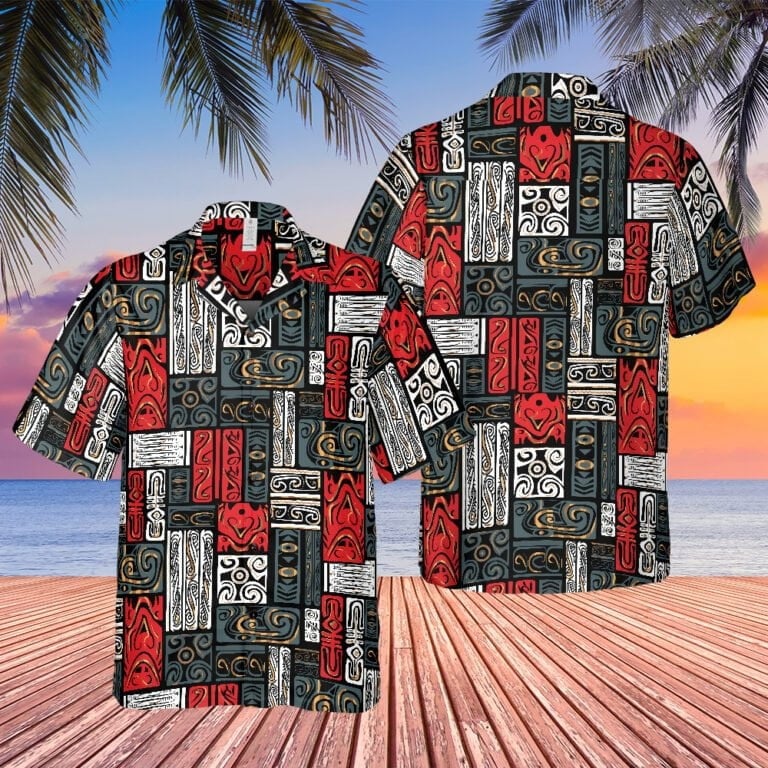 Biff Tannen Back To The Future Hawaiian Shirt Classic Rectangular Pattern Aloha Shirt