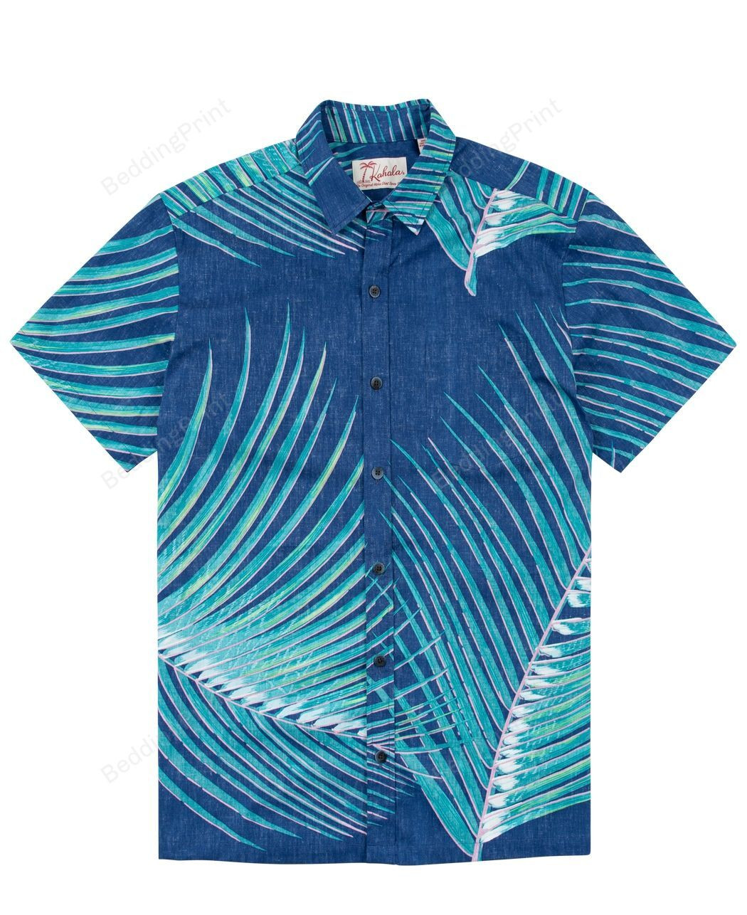 Big Shade Hawaiian Shirt Tropical Aloha Button Up