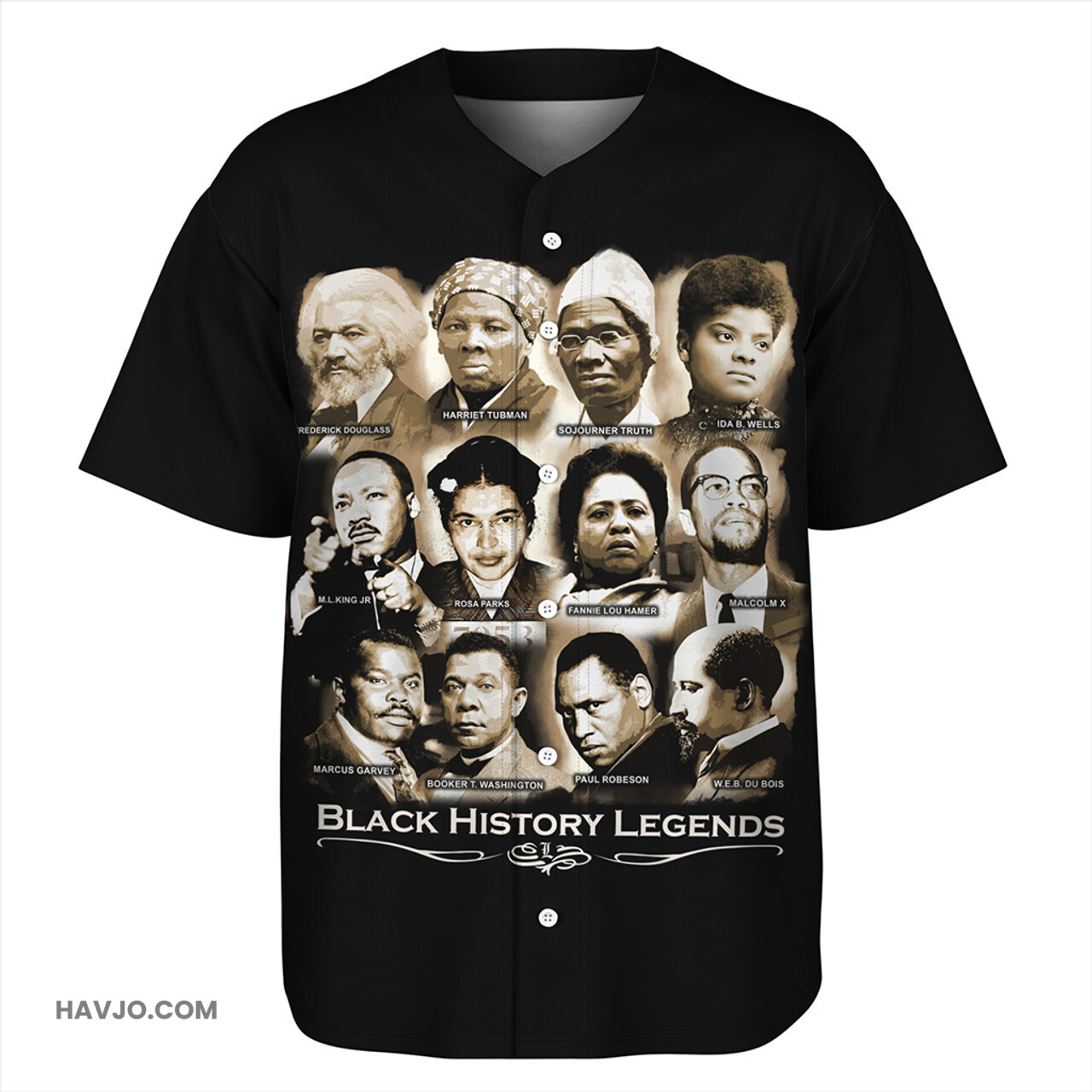 Black History Black History Legends Baseball Jersey