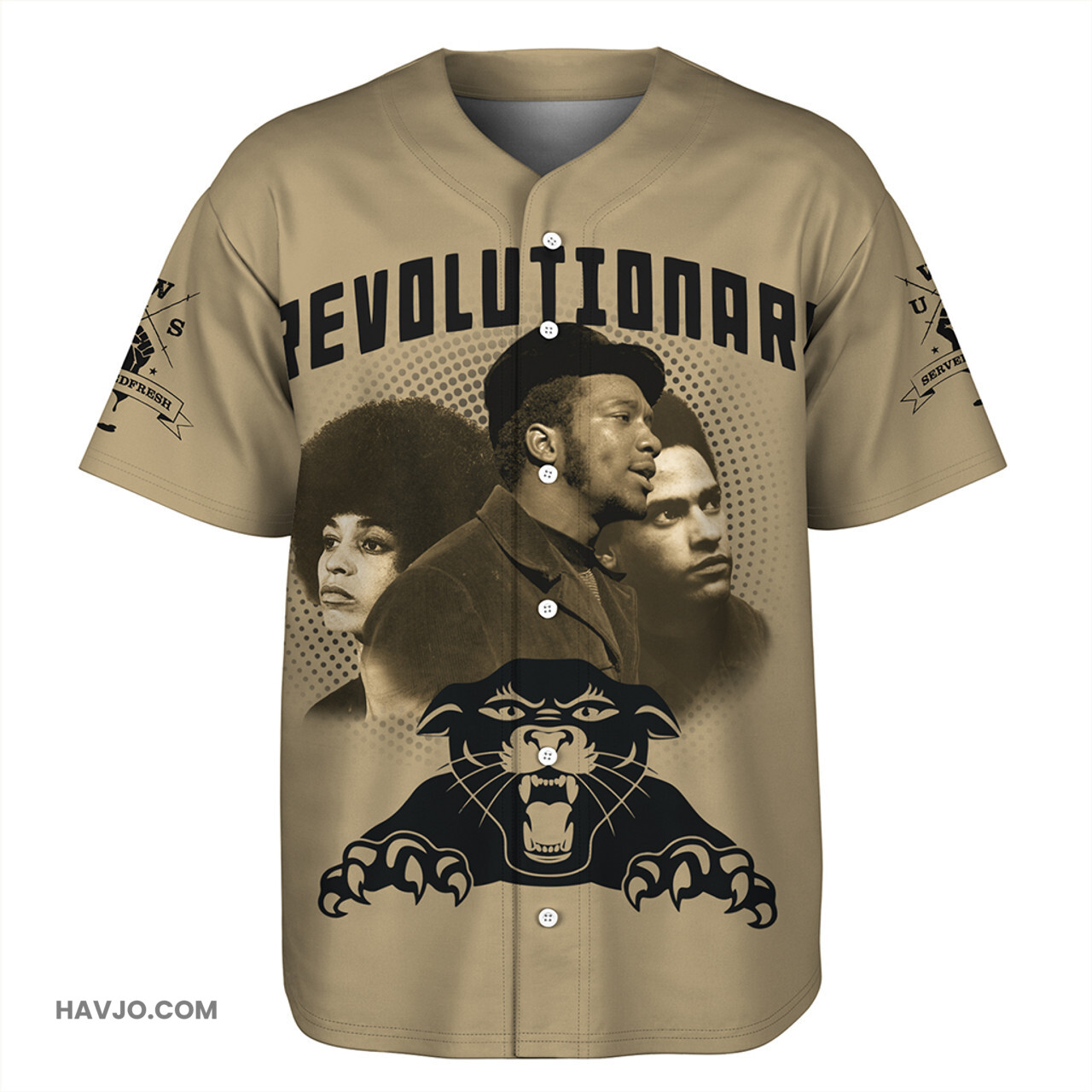 Black History Fred Hampton Revolutionary Baseball Jersey