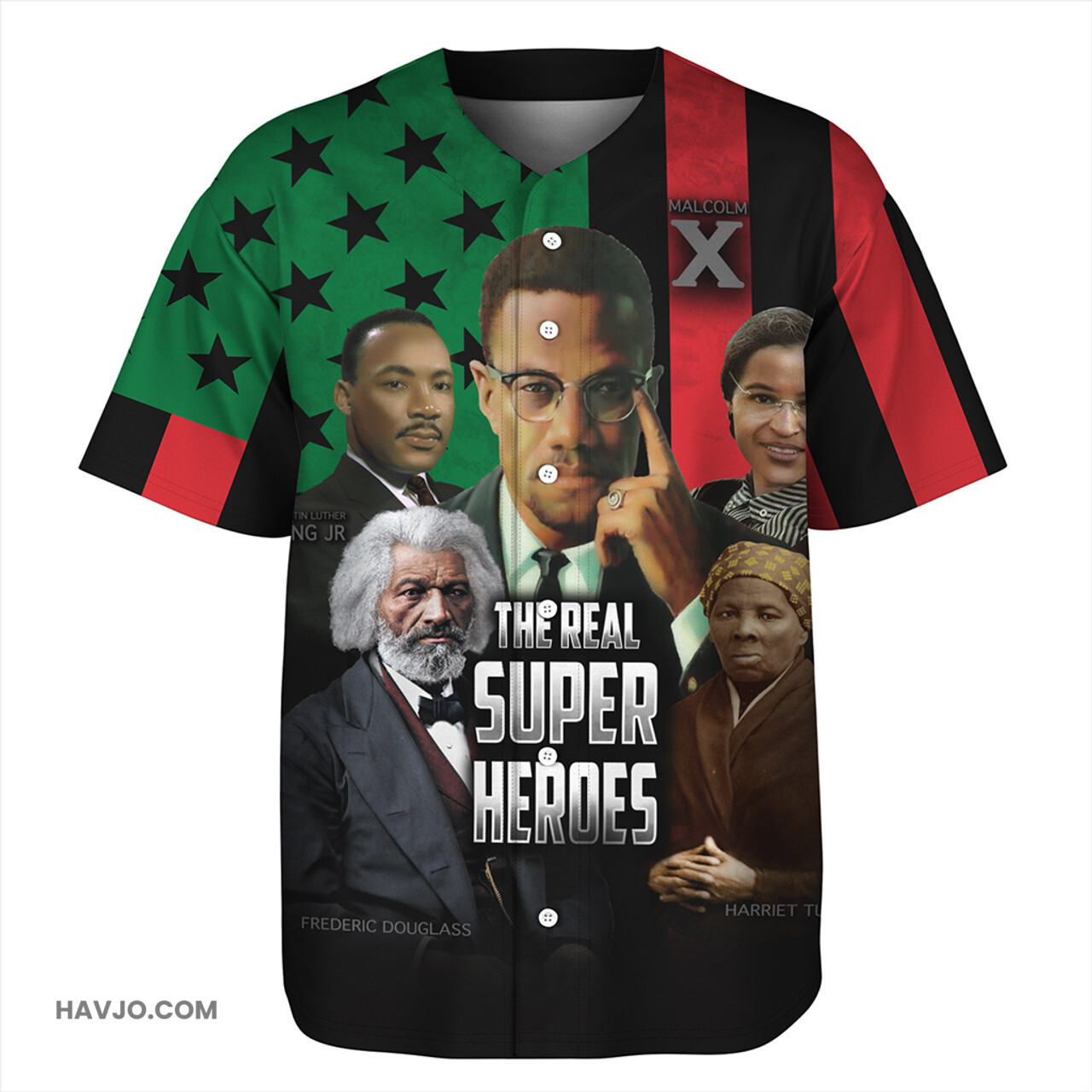 Black History The Real Super Heroes Baseball Jersey