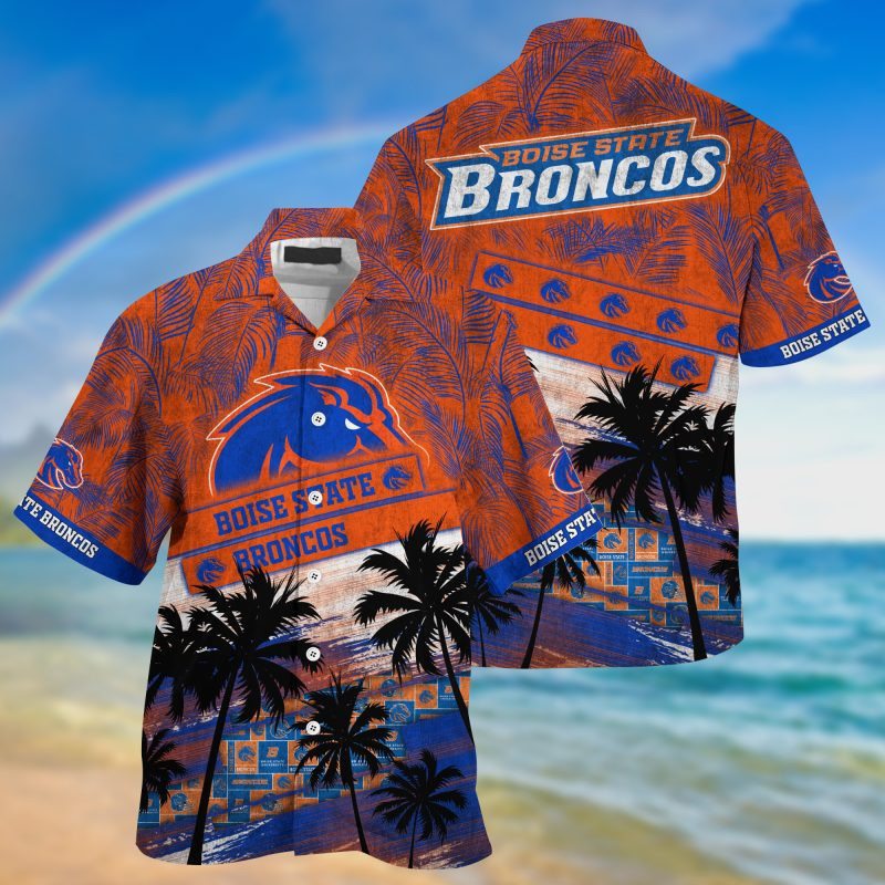 Boise State Broncos Ncaa Trending Summer Hawaiian Shirt Tropical Aloha Button Up