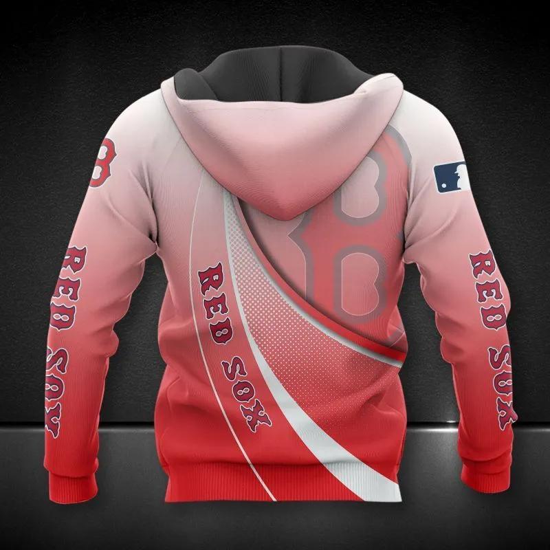 Alternative view of Boston Red Sox MLB All Over Print Hoodie