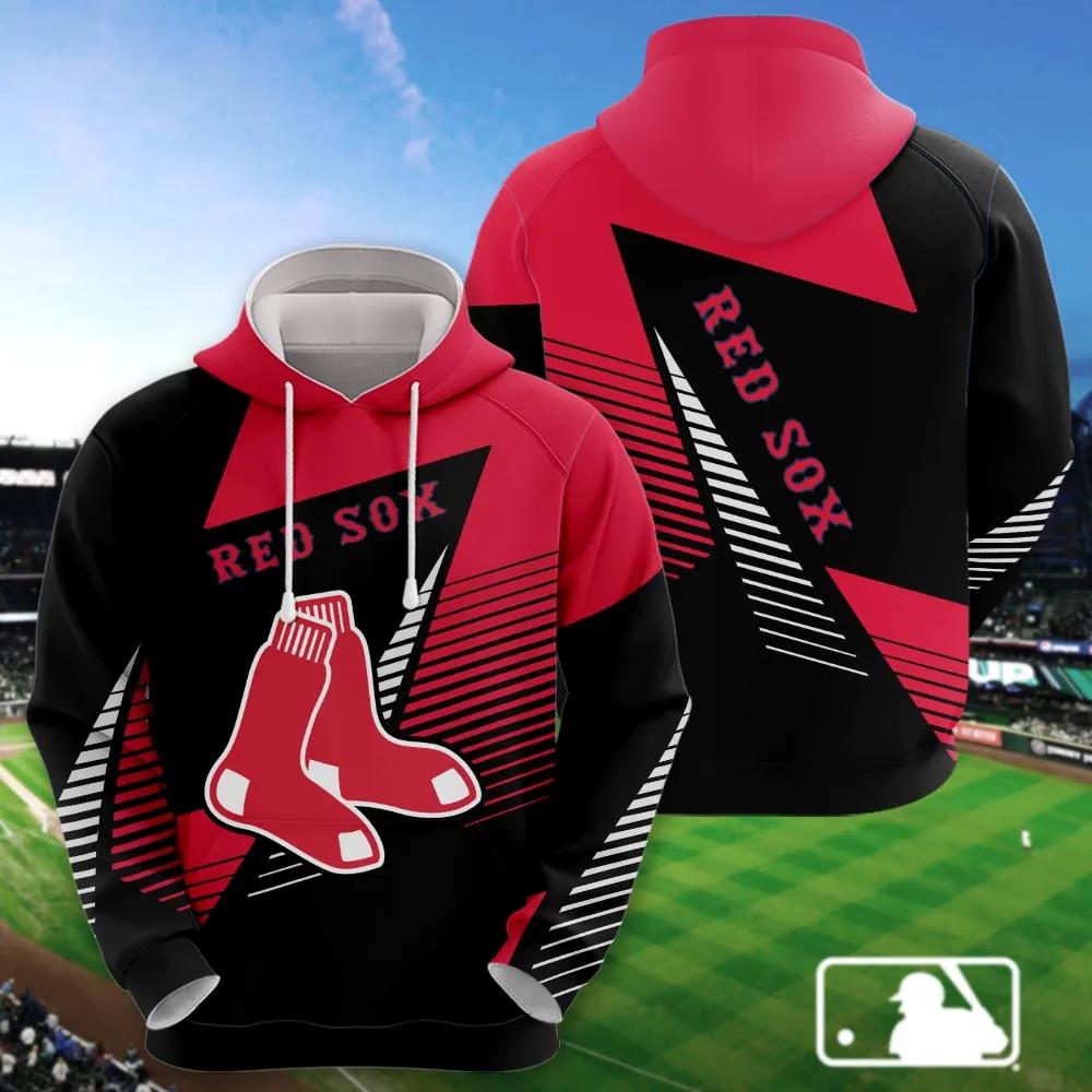 Boston Red Sox Printed MLB All Over Print Hoodie