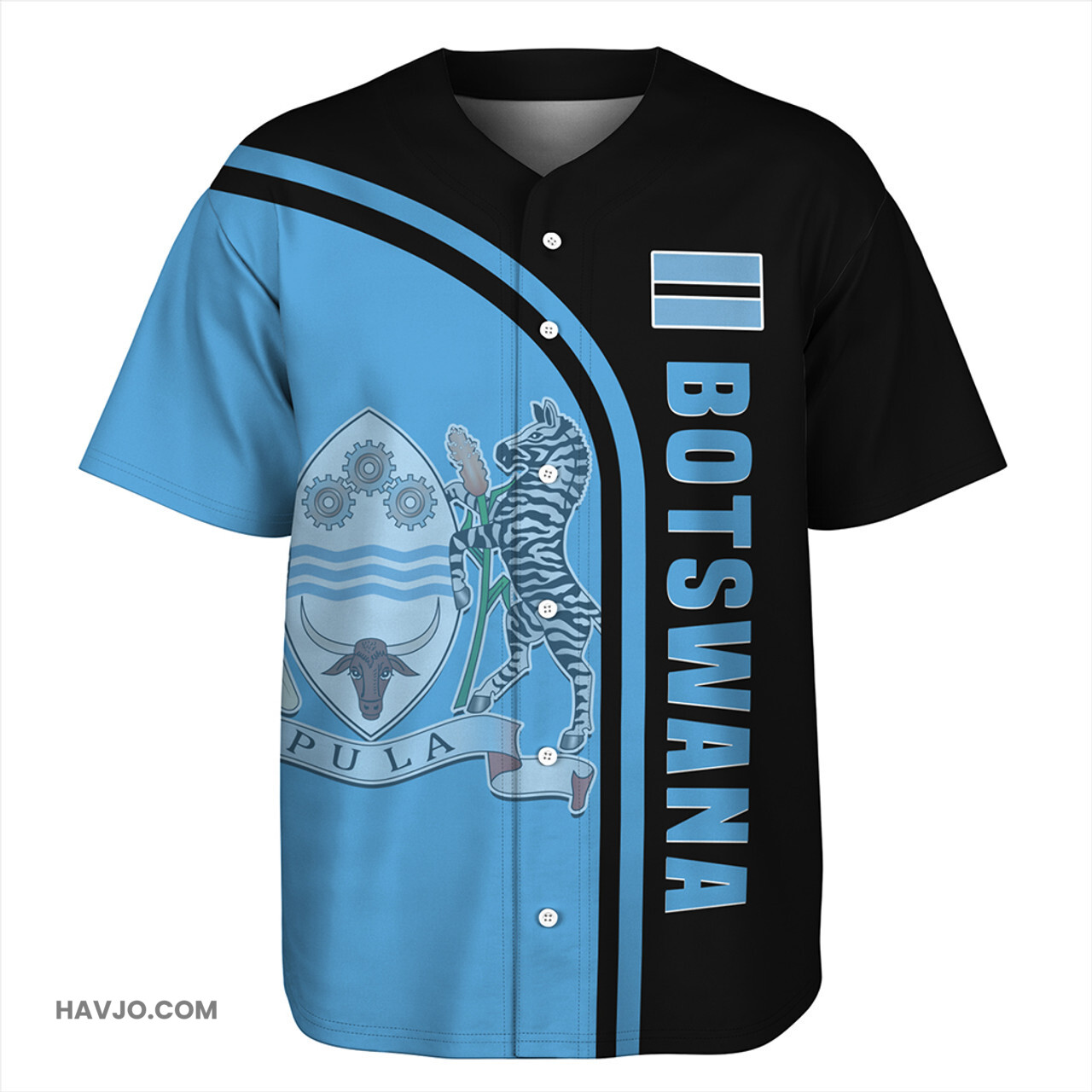 Botswana Custom In My Heart Baseball Jersey