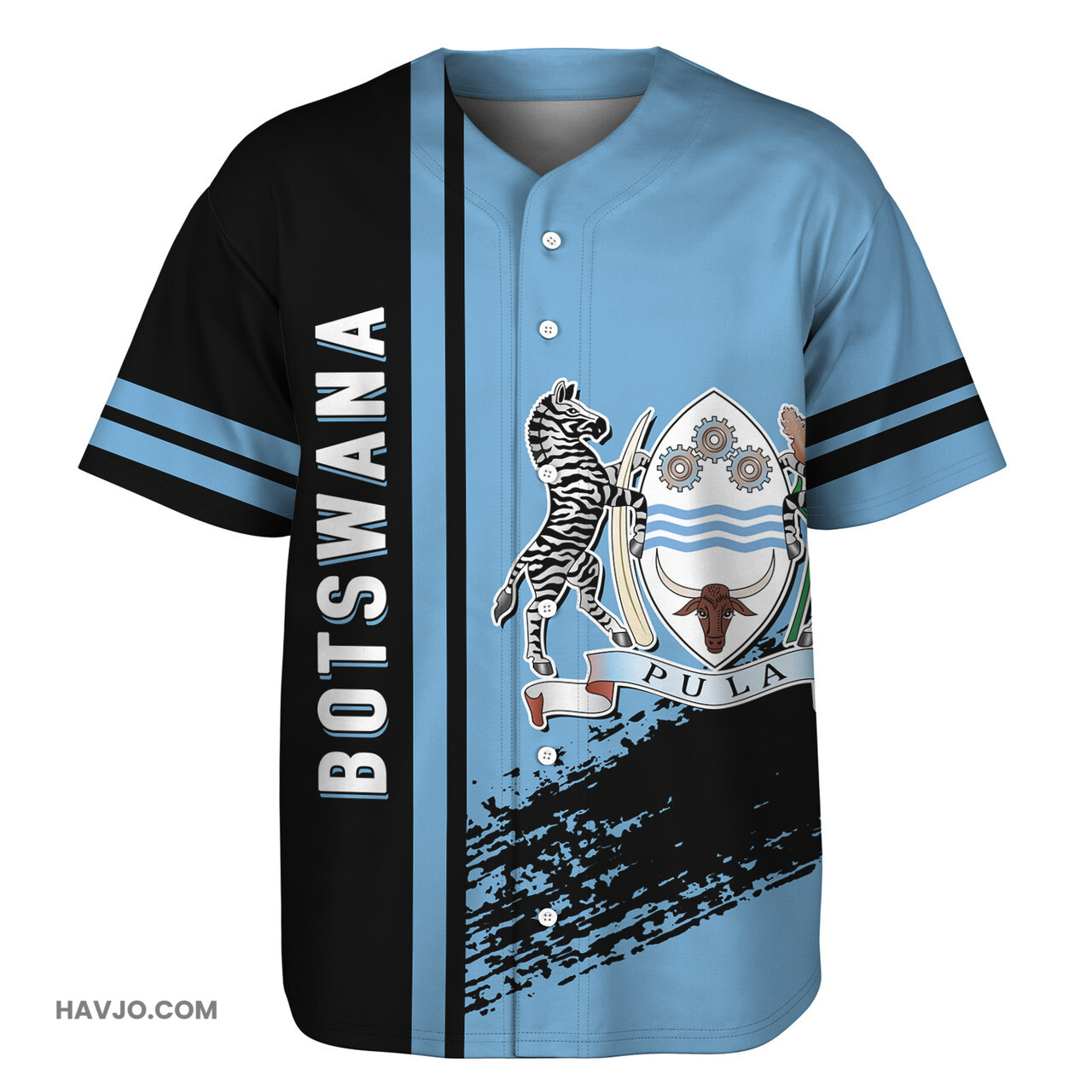 Botswana Quater Style Baseball Jersey