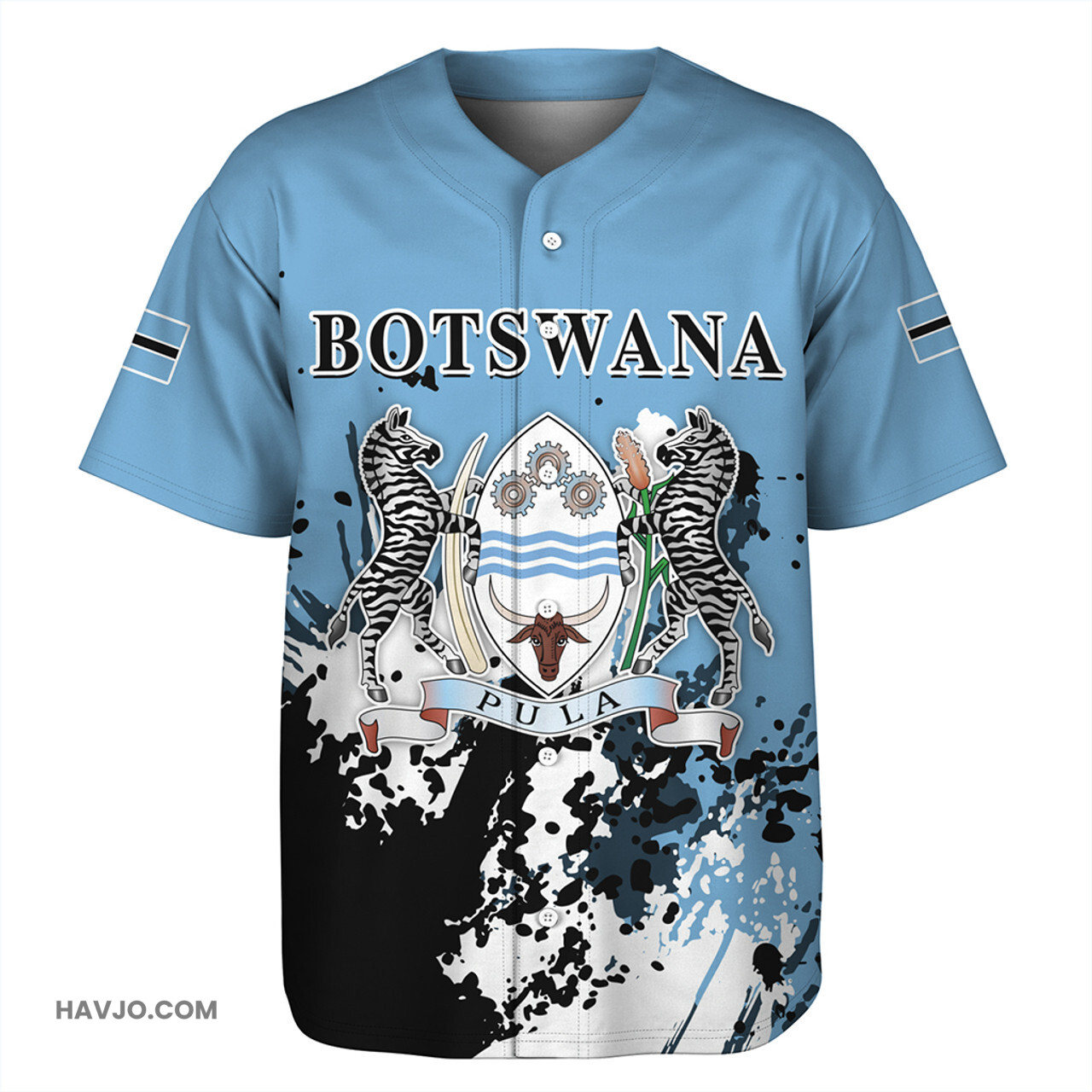 Botswana Spanit Style Baseball Jersey