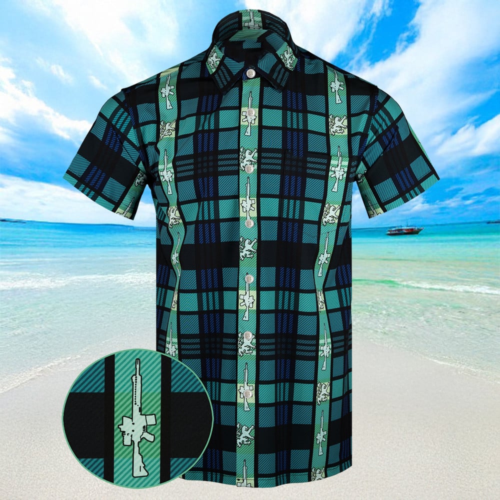 Brave Heart Hawaiian Shirt Mens Summer Button Up Shirts Gifts For Husband