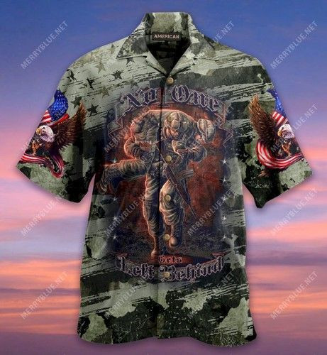 Brave Soldiers Unisex Hawaiian Shirt Tropical Aloha Button Up